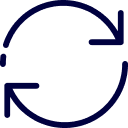 Icono de empezar de nuevo